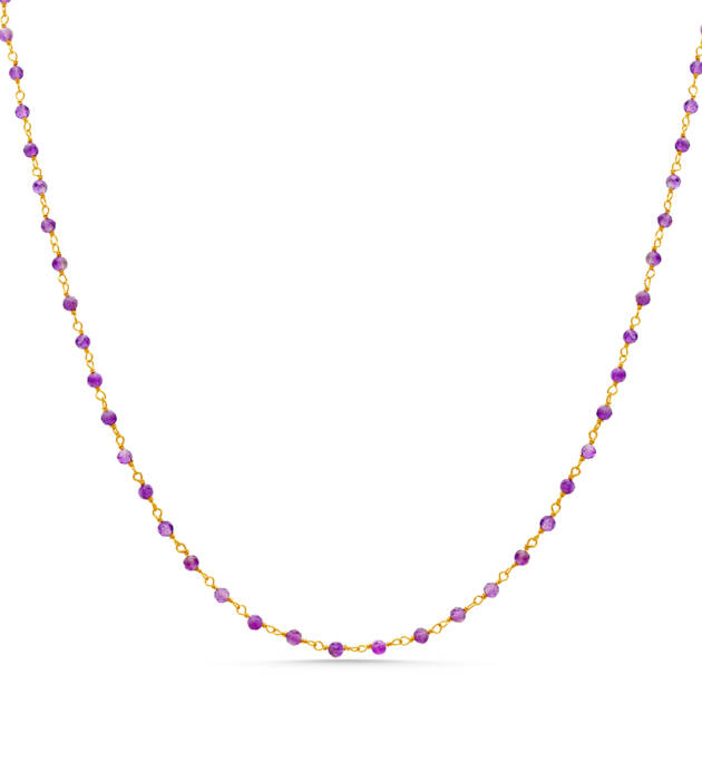 Chain Ametist Kolye