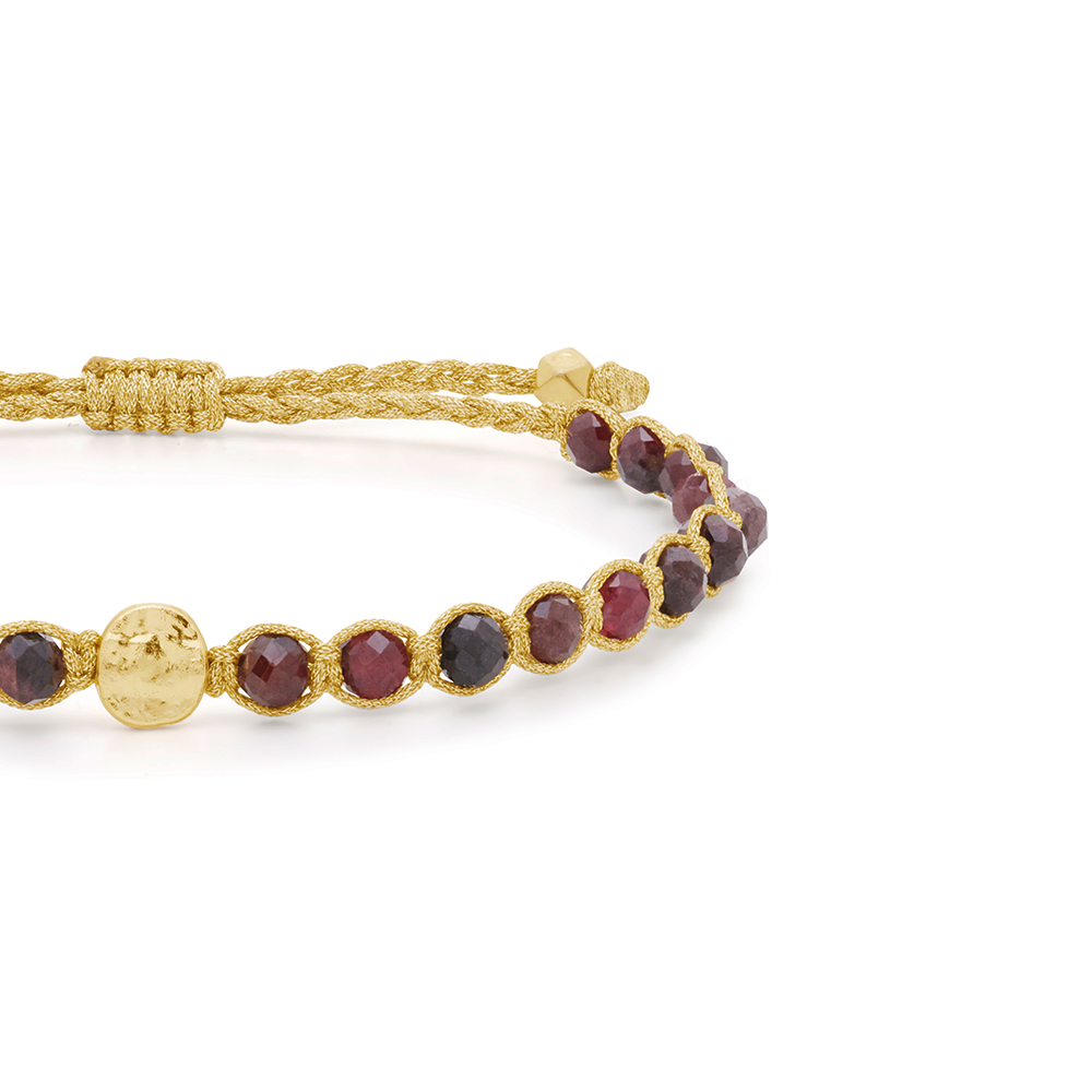 Sathya Lal (Granat) Bileklik - Görsel 3