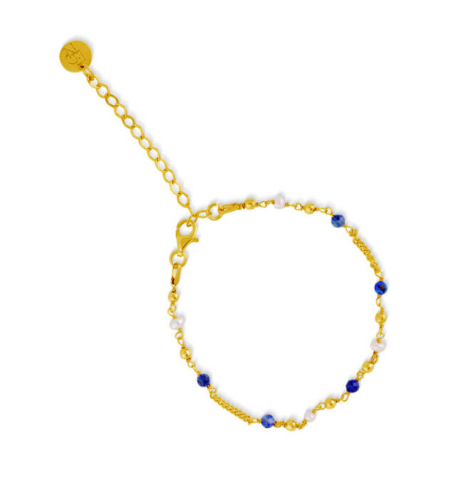 Clara Lapis Lazuli Zincir Bileklik