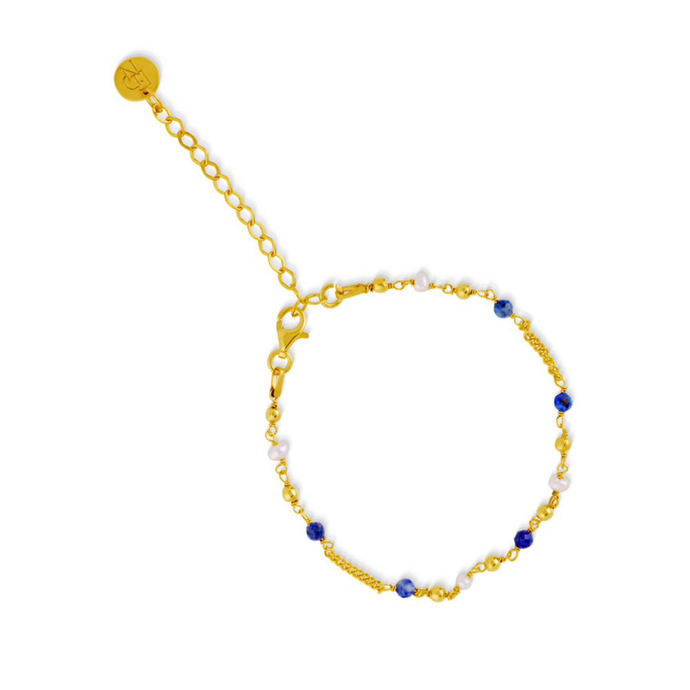 Clara Lapis Lazuli Zincir Bileklik