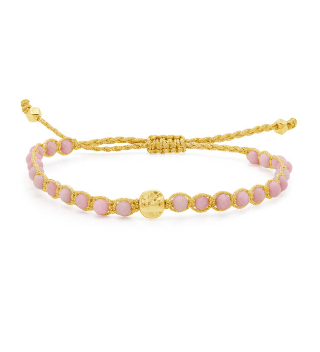 Sathya Pembe Kuvars Bileklik