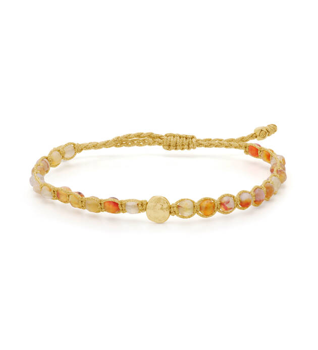 Sathya Turuncu Akik Bileklik