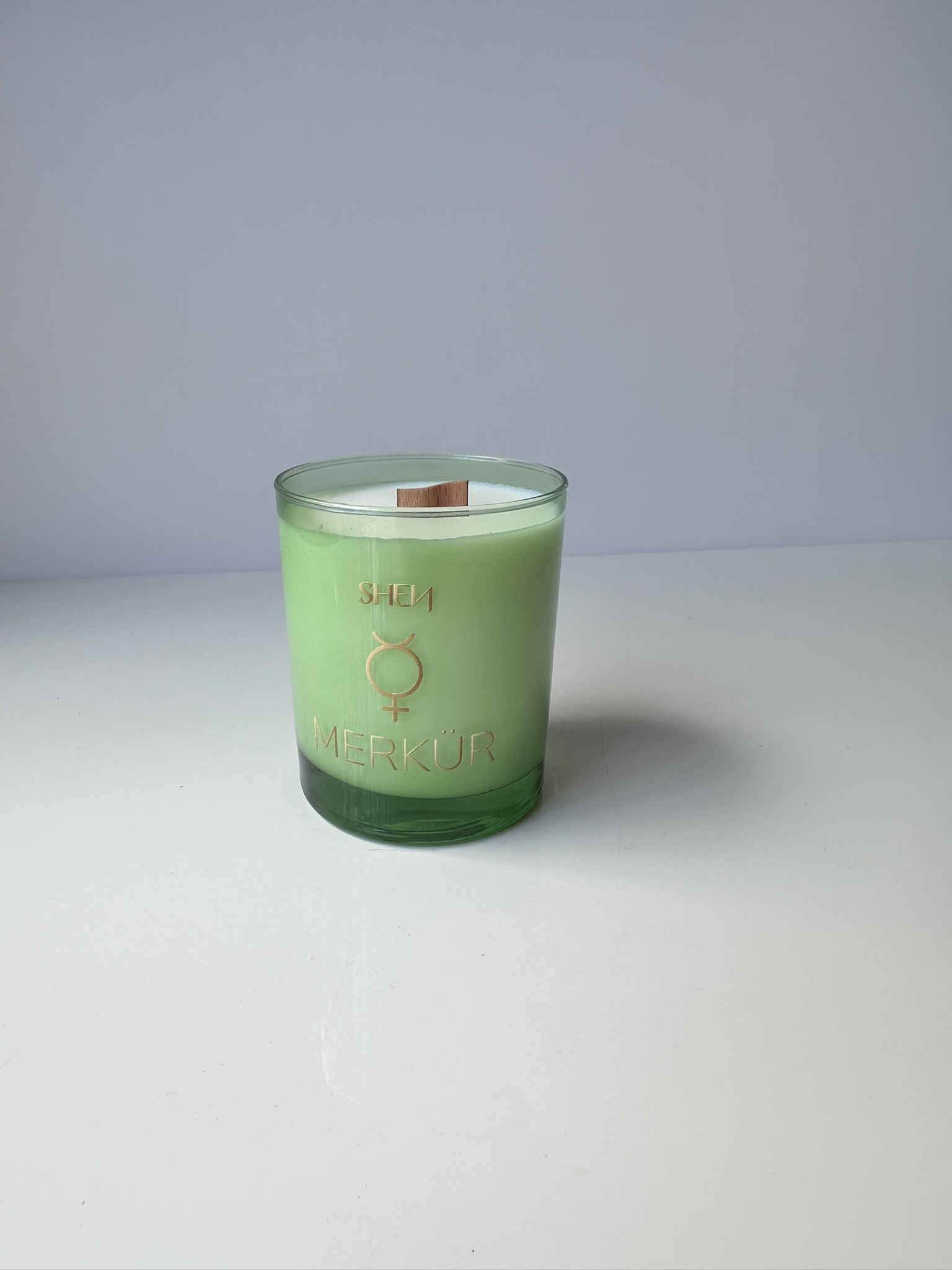 Shen Merkür Mum – Zihnin Işıldasın: Nane, Limon, Biberiye Yağı ile %100 Doğal Soya Mumu 193 GR - Görsel 2