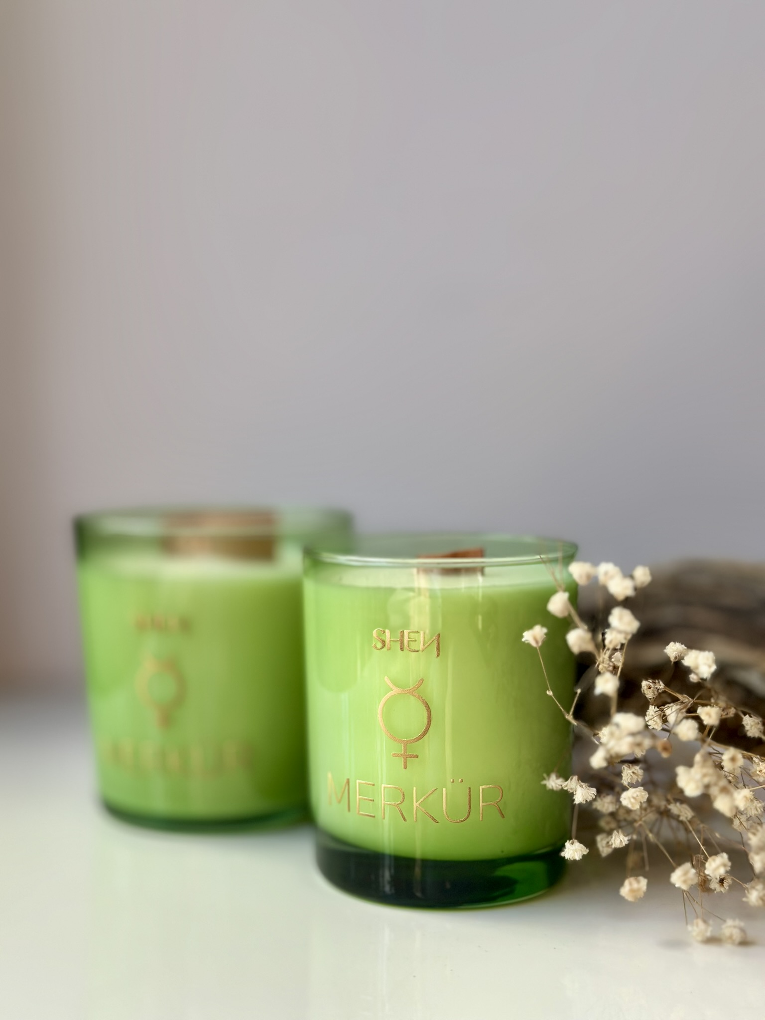 Shen Merkür Mum – Zihnin Işıldasın: Nane, Limon, Biberiye Yağı ile %100 Doğal Soya Mumu 193 GR - Görsel 4